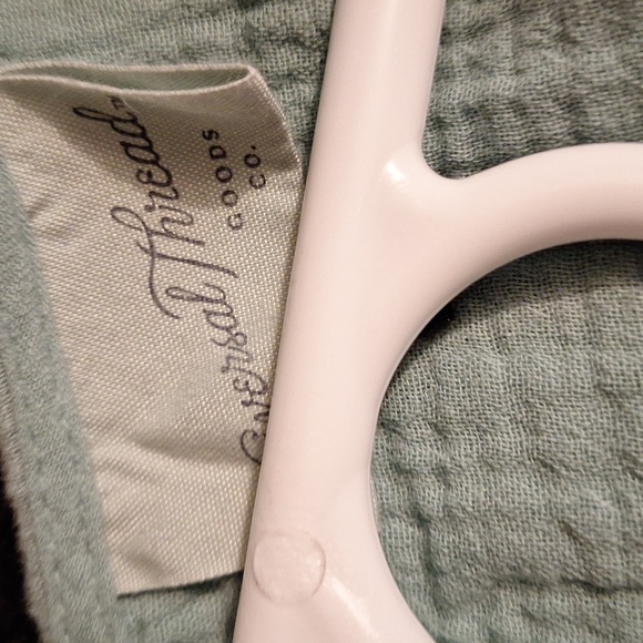 Boho Cotton Midi Dress, Blue Green Ombre, Universal, Sz 10, NWOT - Picture 2 of 13